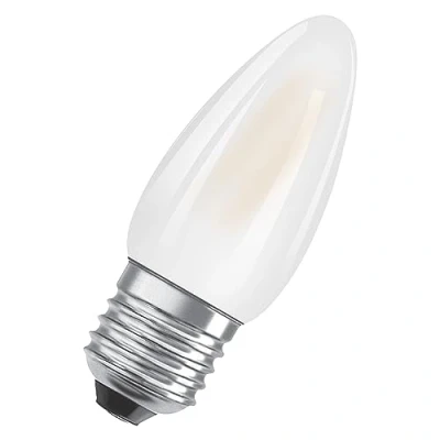Image de OSRAM LED Star Classic B40 lampe pour la base E27, forme de bougie, verre Matt, 470 lumens, blanc froid (4000K), remplacement des ampoules 40W conventionnelles, non dimmables, 1 pack