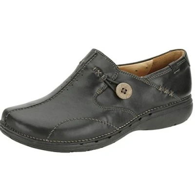 Image de Clarks UN LOOP Mocassins, Femme, Taille: 38, Schwarz