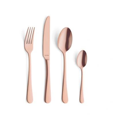 Image de Amefa Ménagère Austin 24 pièces pour 6 personnes Cuivre Mat