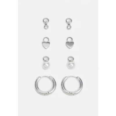Image de Calvin Klein Huggie SET Boucles d&#039;oreilles silvercoloured, Femme, Taille: One Size, Silver coloured