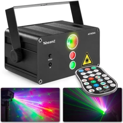 Image de BeamZ Athena Deux lasers et gobo