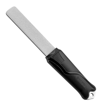Image de SHARPAL 121N Pierre à aiguiser diamantée double grain pour affûter les Couteaux Chasse Outdoor Aiguiseur d&#039;outils de jardinage (grain grossier/extra fin 325/1200)