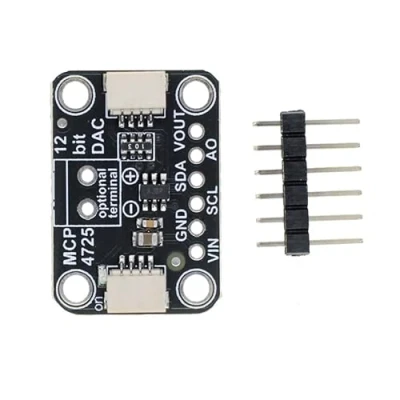 Image de Module Convertisseur Numérique analogique DAC,Module MCP4725 12 Bits avec Mémoire EEPROM