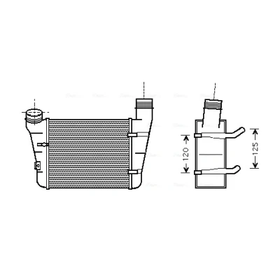 Image de PRASCO AIA4221 Intercooler AUDI: A4 B7 Avant, Berline, B6 Avant