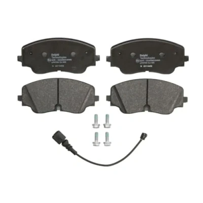 Image de DELPHI LP3733 Jeu de plaquettes frein contact signal d&#039;usure inclus avec tôle anti bruit accessoires VOLKSWAGEN: Tiguan II