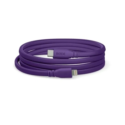 Image de RØDE Câble SC19 USB C vers Lightning (1,5 m, Violet)