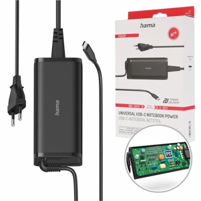 Image de Bloc secteur universel pour ordinateur portable USB C, Power Delivery (PD), 5 20V/100W Neuf