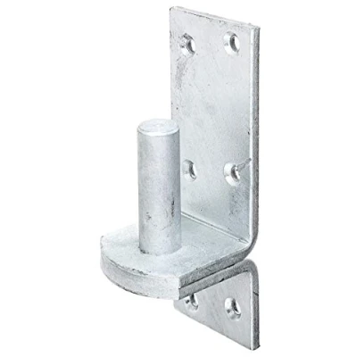 Image de Alberts 311308 Gond sur platine dans les modèles avec crochet DI ou DII galvanisé à chaud cote axe Ø20 mm 167 x 60