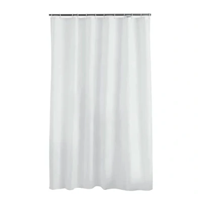 Image de douceur d&#039;interieur ESSENCIA Rideau de Douche avec Crochets, Polyester, Blanc, 180 x 200 cm