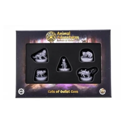 Image de Steamforged Animal Adventures: Secrets of Gullet Cove Cats Cove, RPG Miniatures for Roleplaying Tabletop Games Ready to Paint or Play, 5e Dungeon Crawl Campaign Compatible