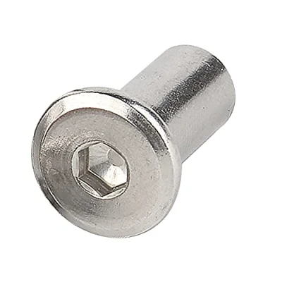 Image de Runxingfu Noix de Baril Acier Inoxydable M3 M4 Filetage Interne Écrou Cylindrique Douille Hexagonale Vis Insert À Rivet Verrouillage ou Boulons