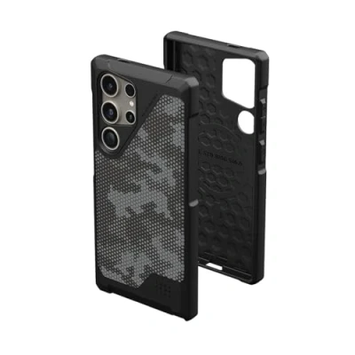 Image de Urban Armor Gear Metropolis LT Case Samsung Galaxy S24 Ultra Housse [Designed for certifiée, Wireless Charging (Qi) / Rechargement magnétique Compatible] Micro Hex Camo Graphite