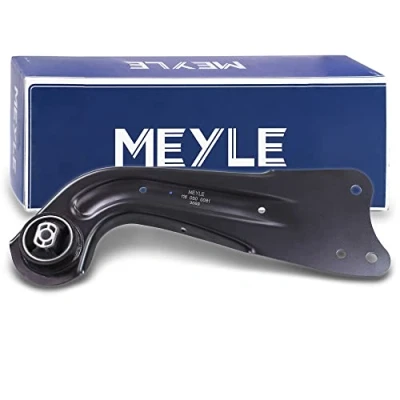 Image de MEYLE 116 050 0081 bras de suspension ORIGINAL Quality avec support en caoutchouc Essieu arrière droit, avant oscillant longitudinal Tôle d&#039;acier