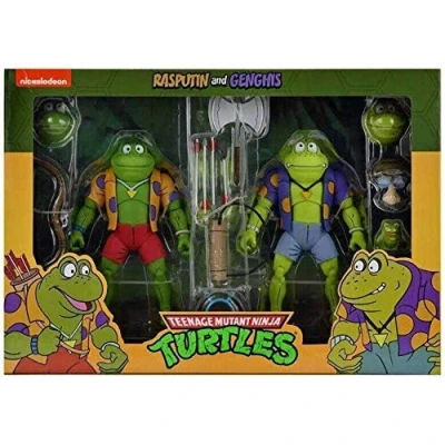 Image de Lot de 2 figurines articulées TMNT Gengis &amp; Rasputin Frog 7&quot;