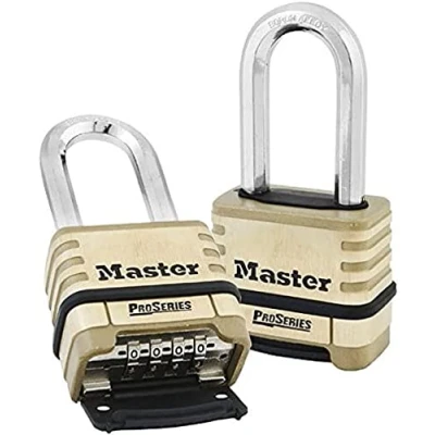 Image de Master Lock 1175DLH Cadenas à anse longue Laiton combinaison