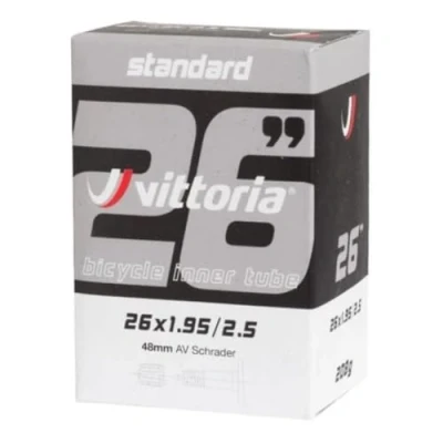 Image de Vittoria Standard Chambre à air Mixte, Noir, 26 x 1.95/2.50