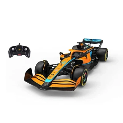 Image de CMJ RC Cars Voiture télécommandée McLaren F1 MCL36 (échelle 1:18) 2022 Pilotes de Formule 1 Lando Norris + Daniel Ricciardo Drive to Surive