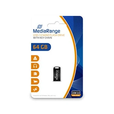 Image de Clé USB MEDIARANGE Nano Flash Drive 64 Go Vitesse de lecture jusqu&#039;à 15 Mo/s