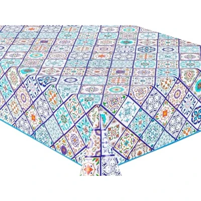 Image de Home Direct Nappe en toile cirée rectangulaire PVC facile à nettoyer 140 x 200 cm