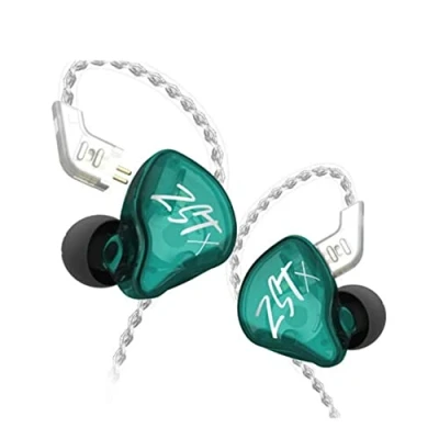 Image de KZ ZST X Earbuds with Microphone Cyan