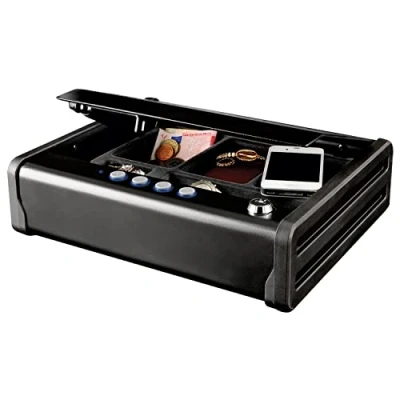 Image de Master Lock Petit Coffre fort à Code, Combinaison Electronique, Idéal pour chéquiers, argent liquide, bijoux, passeports, etc.