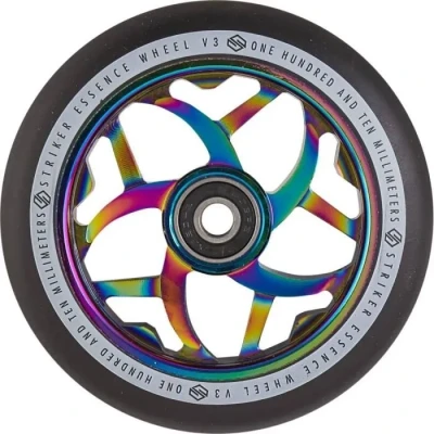Image de Roues de trottinette freestyle STRIKER Essence V3 Rainbow 110mm 88A ABEC9