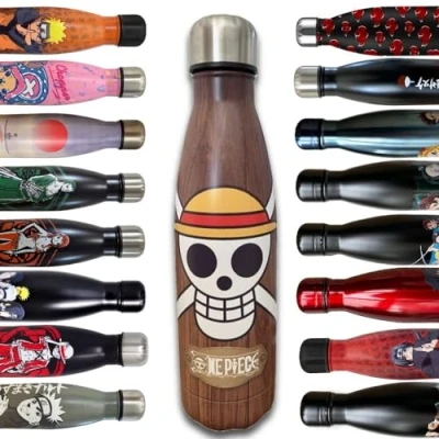 Image de One Piece Bouteille Acier Isotherme 500 ml Tete De Mort Nomadict