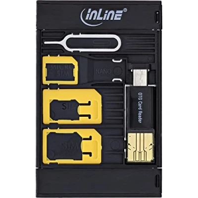 Image de InLine SIM Box Card Adapter SIM/Memory Adapters (10 g, plaquette thermoformée)