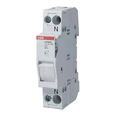 Image de abb entrelec E90 Base Porte Fusible modulaire secciónador/secciónable e91 N/32 2 modules
