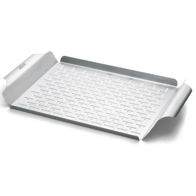 Image de Weber Plat de Cuisson en Acier Inoxydable