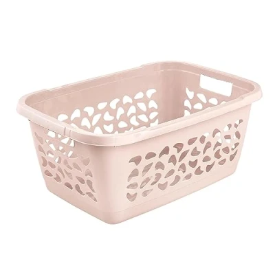 Image de keeeper Panier à Linge, Design Ajouré, 52 L, Jost, Nordic Pink