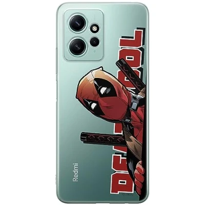 Image de ERT GROUP Coque de téléphone Portable pour Xiaomi REDMI Note 12 4G Original et sous Licence Officielle Marvel Motif Deadpool 002 Parfaitement adapté à la Forme du Portable, partiel imprimé