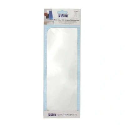 Image de PME Grattoir à gâteau en acier inoxydable, argenté, extra haut (25,5 cm)