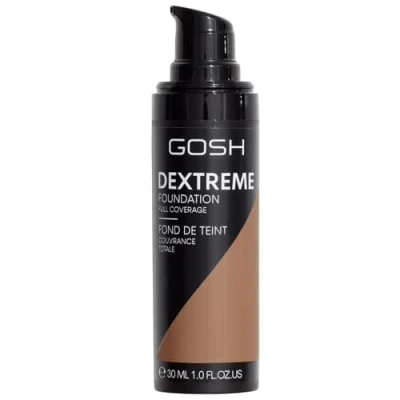 Image de GOSH Dextreme Fond de teint Full Coverage 30 ml I Maquillage hydratant liquide pour un impeccable végétalien à haute couvrance Couvre les boutons et cernes 006 Miel