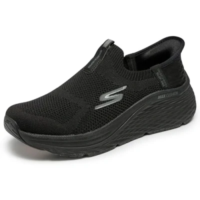 Image de Skechers Performance MAX Cushioning Elite 2.0 Chaussures de running neutres, Femme, Taille: 41, Black Textile