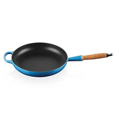 Image de Le Creuset Frying Pan Signature Azure ø 28 cm / 2.6 Liter enamelled non stick coating