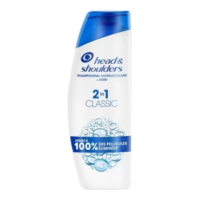 Image de Head &amp; Shoulders Classic 2 en 1 Shampoing Antipelliculaire 300ml. Jusqu&#039;à 100% des Pellicules Éliminées, Cliniquement Prouvé. Tous Types de Cheveux. Usage Quotidien. Rafraîchissant lot