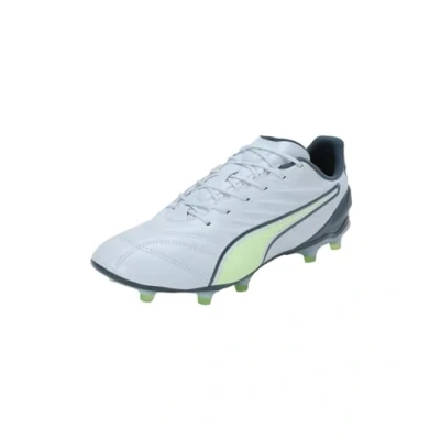 Image de PUMA Mixte King Pro FG/AG Soccer Shoe, Frosted Dew Fizzy Apple Gray Skies, 46.5 EU