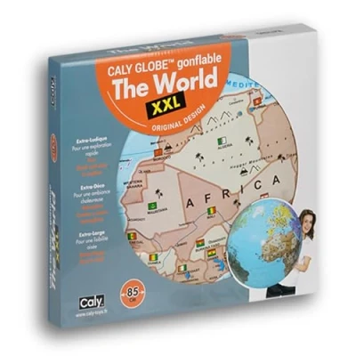 Image de Caly XXL Inflatable Globe The World 85cm, 060ENF, Bleu océan