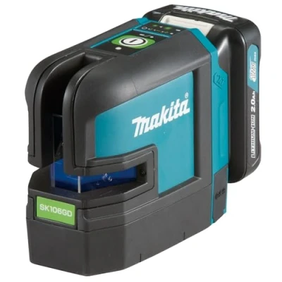 Image de Laser croix 12V CXT à lignes vertes 35 m (machine seule) dans sac de rangement MAKITA SK106GDZ