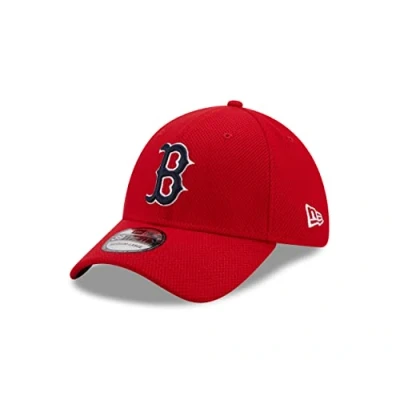Image de New Era Boston Red Sox Baseball Cap 39Thirty gebogener Schirm Rot Teamlogo Kappe Hut Stretch L XL (7 1/8 7 5/8)