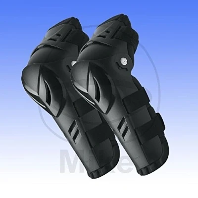 Image de Polisport 8002000001 Genouillère Devil pour Enfants avec Point de Rotation et Sangles réglables offrant Un Confort Une Protection Parfaits en Couleur Noir