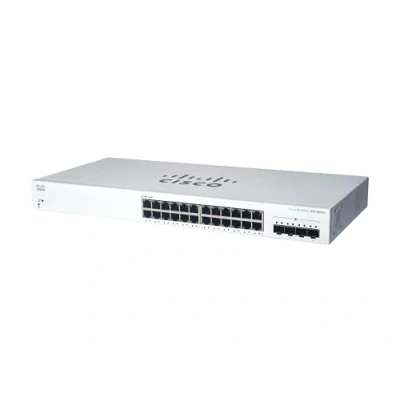 Image de Cisco Commutateur Intelligent Business CBS220 24T 4X 24 Ports GE SFP+ 4 x 10G Garantie matérielle limitée de 3 ans (CBS220 EU)