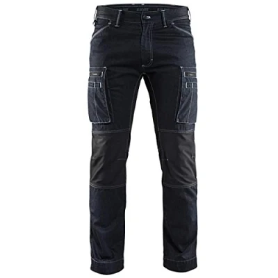 Image de Blaklader 14591142 Service Pantalon Stretch, Bleu marine / Noir, taille C48