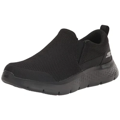 Image de Skechers Performance GO WALK FLEX SLIP ON Chaussures de course, Homme, Taille: 44, Black Tissu / matière synthétique