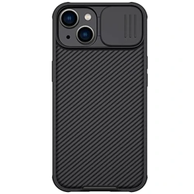 Image de Nillkin CamShield Coque en Silicone Liquide Soyeux pour iPhone 14 Plus (Noir)