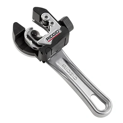 Image de RIDGID 32573 coupe tubes miniature 2 en 1 avec AUTOFEED (avance assistée) et poignée à cliquet modèle 118, de 6 29 mm