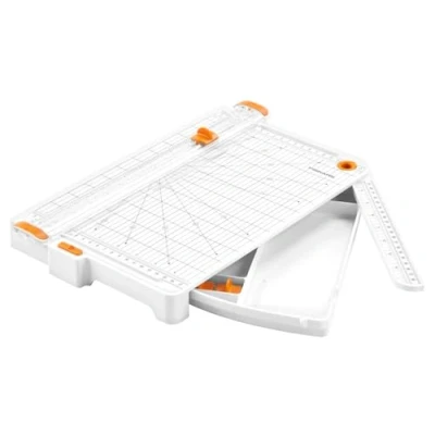 Image de Fiskars Mini Massicot Portable SureCut avec rangement A4