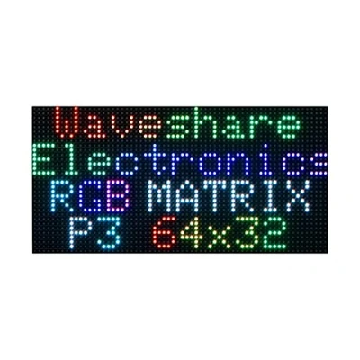 Image de RGB Full Color LED Matrix Panel Display, 64x32 Pixels for Raspberry Pi, Pico, ESP32, Ardui,etc, Adjustable Brightness