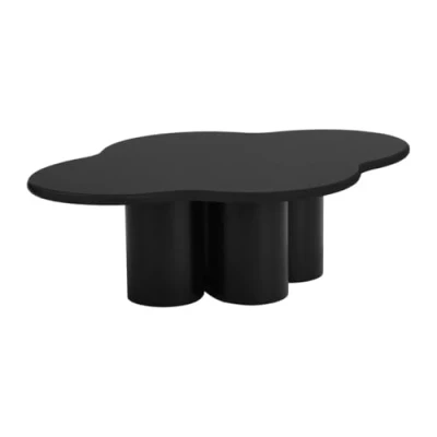 Image de Table basse en MDF Noir YAVINA